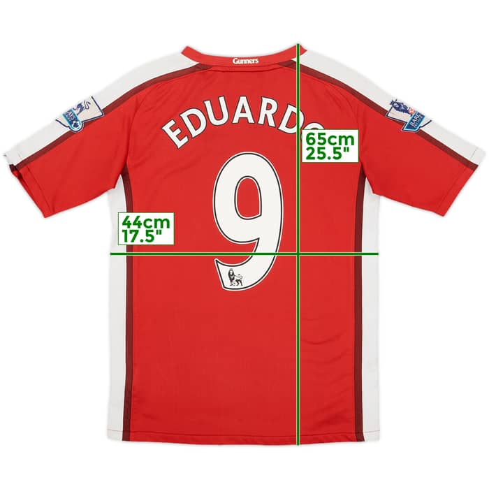 2008-10 Arsenal Home Shirt Eduardo #9 - 6/10 - (L.Boys)