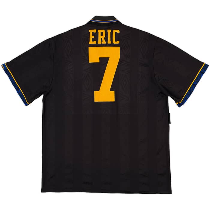 1993-95 Manchester United Away Shirt Eric #7 - 8/10 - (XL)