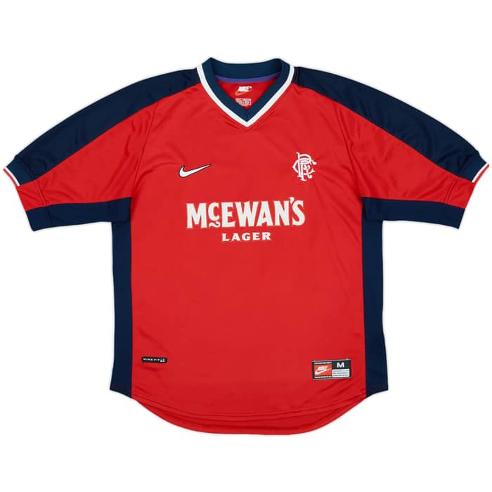 1998-99 Rangers Away Shirt Hendry #35 - 7/10 - (M)