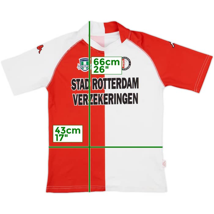 2003-04 Feyenoord Home Shirt - 7/10 - (XL.Boys)