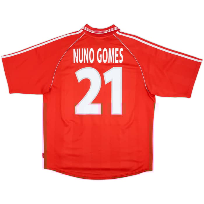 Camiseta de local del Benfica 1999-00 Nuno Gomes #21 - 5/10 - (L)