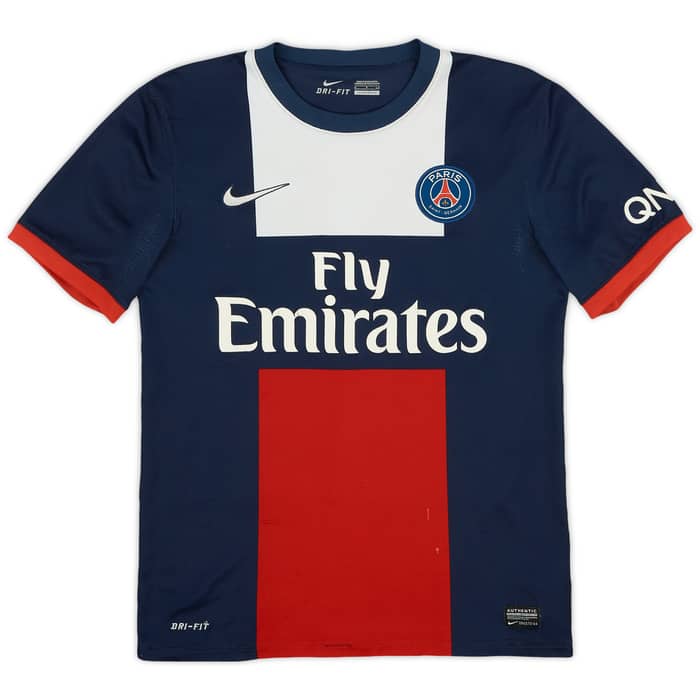 2013-14 Paris Saint-Germain Home Shirt Beckham #32 - 5/10 - (S)