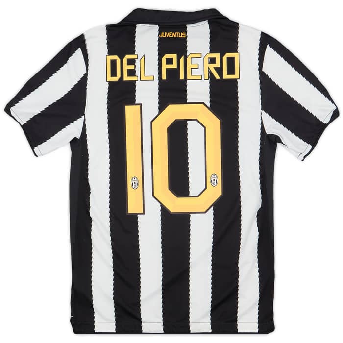 2010-11 Juventus Home Shirt Del Piero #10 - 7/10 - (S)