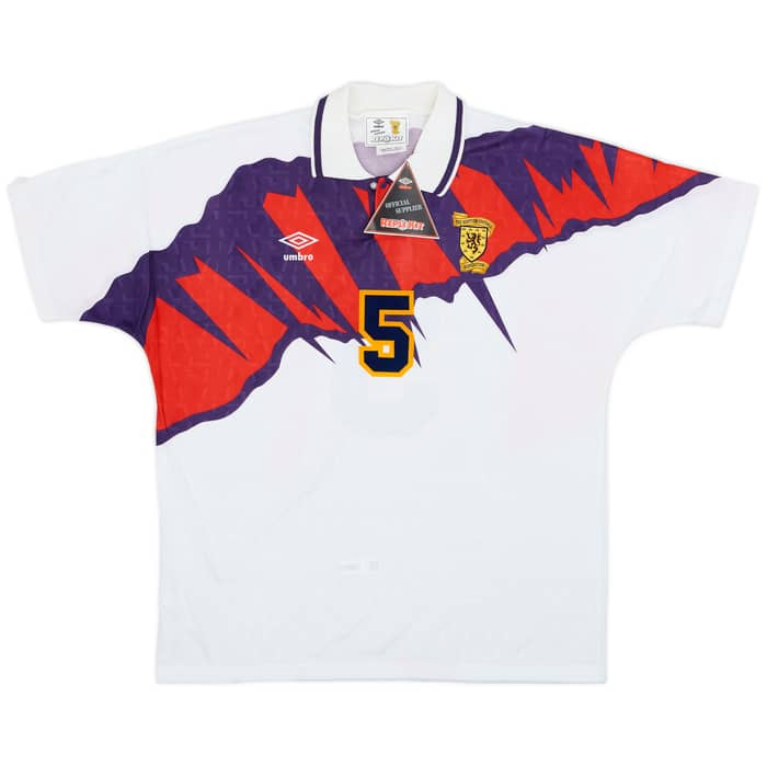 1991-93 Scotland Away Shirt McCoist #5 (L)