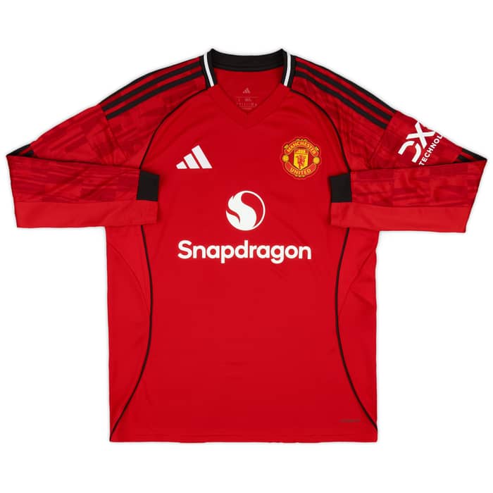2025-26 Manchester United Home L/S Shirt Cunha #10