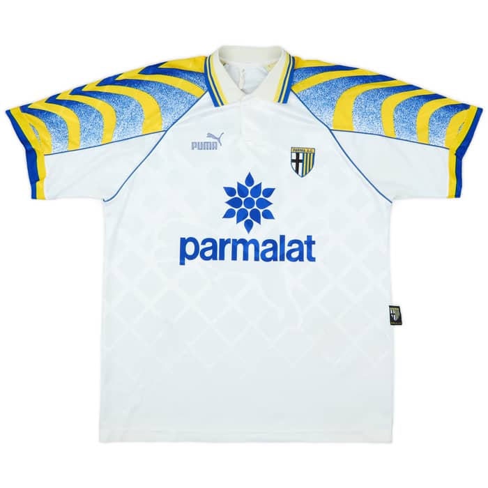 1995-97 Parma Home Shirt Stoichkov #8 - 6/10 - (XL)