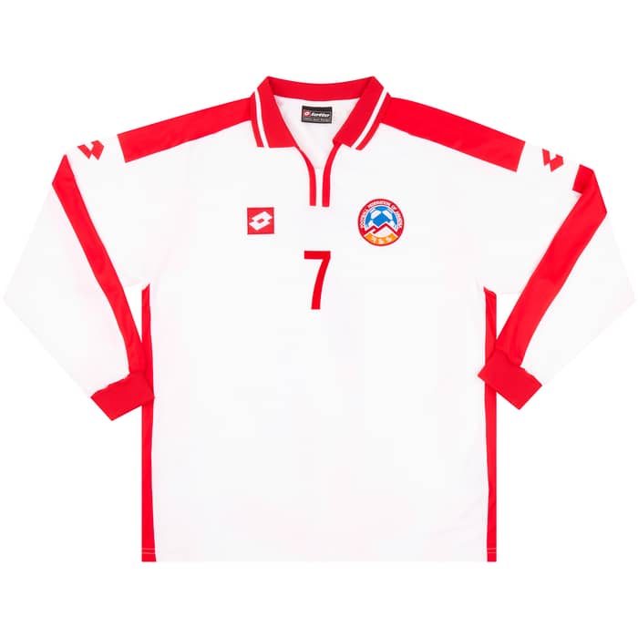 2002-04 Armenia Match Issue Away L/S Shirt # (Very Good) XL