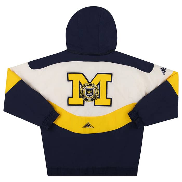 1990s Michigan Wolverines Apex One Rain Coat L