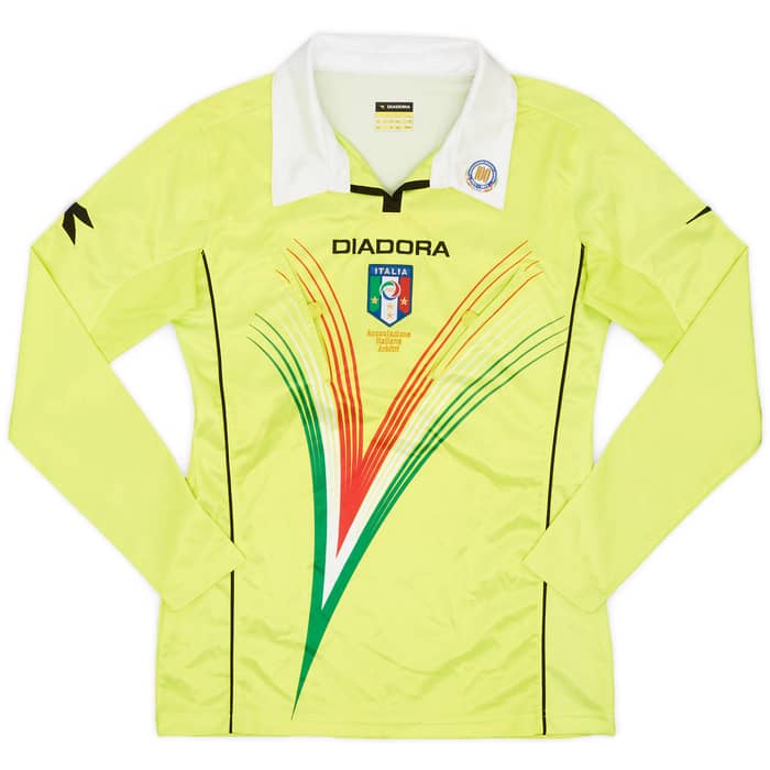 2011-12 Italy Diadora Centenary Referee L/S Shirt - 6/10 - (XS)