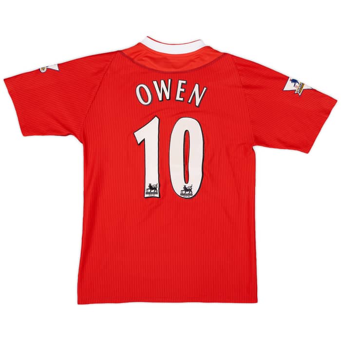 2002-04 Liverpool Home Shirt Owen #10 - 6/10 - (S)