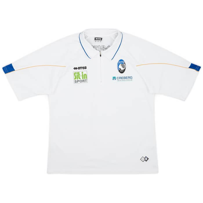 2007-08 Atalanta Errea 1/4 Zip Polo Shirt - 7/10 - (L)