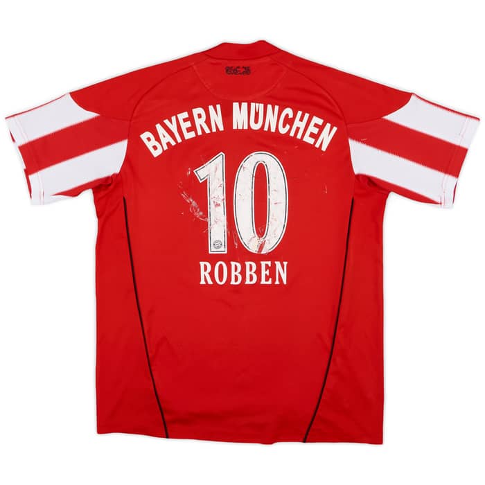 2010-11 Bayern Munich Home Shirt Robben #10 - 4/10 - (L.Boys)