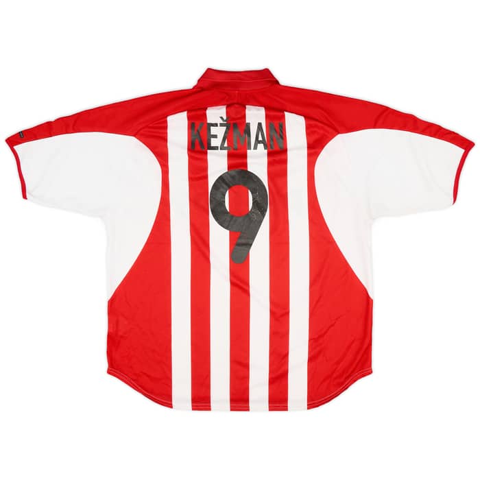 2000-02 PSV Home Shirt Kezman #9 - 6/10 - (XXL)