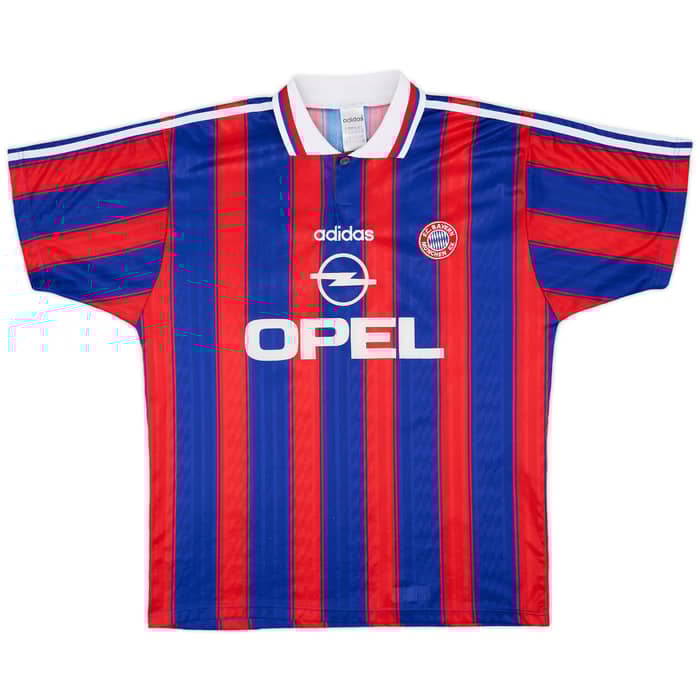 1995-97 Bayern Munich Home Shirt Herzog #20 - 9/10 - (L)