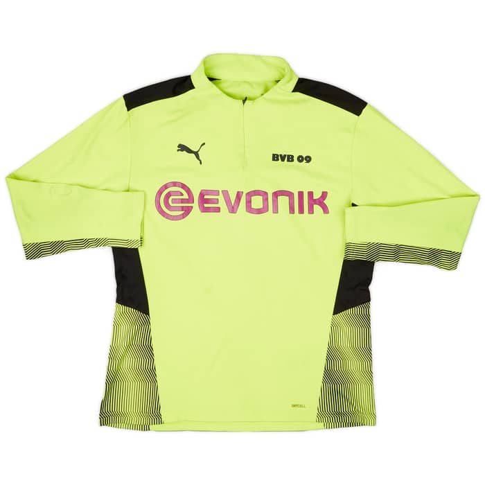 2021-22 Borussia Dortmund Puma 1/4 Zip Drill Top - 5/10 - (L)