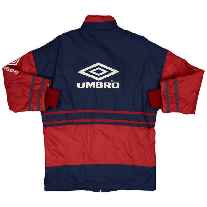 1995-97 England Umbro Padded Bench Coat - 8/10 - (M)
