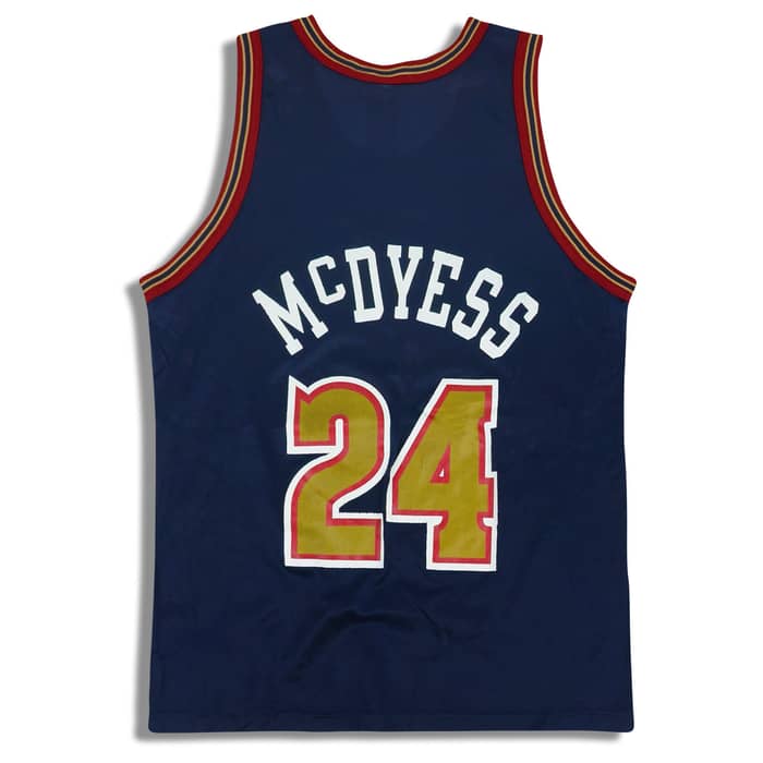 1995-97 Denver Nuggets McDyess #24 Champion Jersey (Away) M