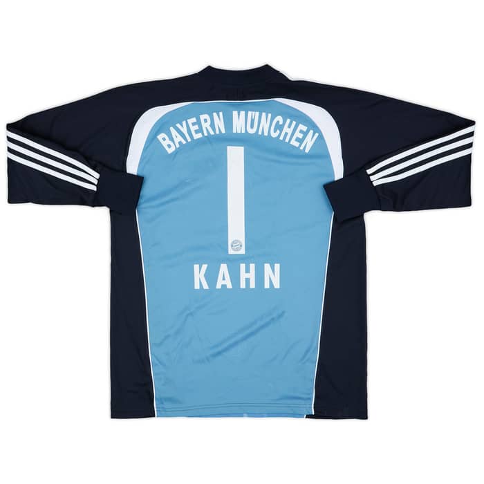 2007-08 Bayern Munich GK Shirt Kahn #1 - 7/10 - (XL.Boys)