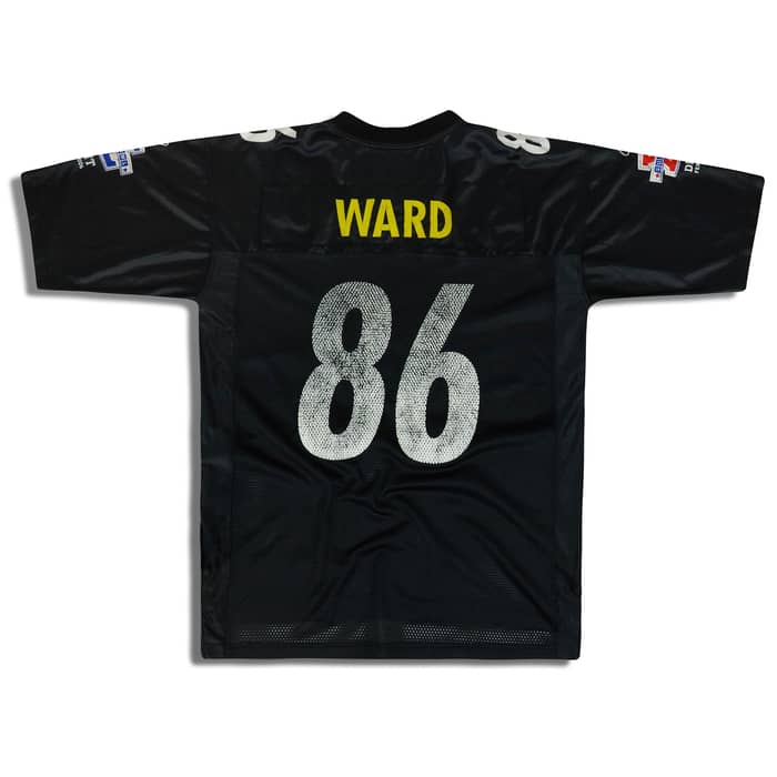 2006 Pittsburgh Steelers Ward #86 Reebok On Field Super Bowl XL Jersey (Home) L