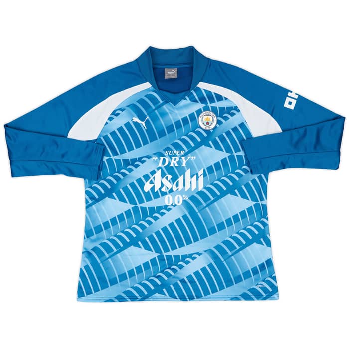 2023-24 Manchester City Women's Player Issue Pre-Match Sweat Top - 9/10