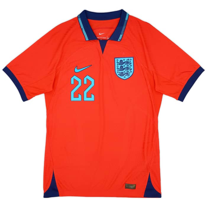 2022-23 England Authentic Away Shirt Bellingham #22 - 10/10 - (S)