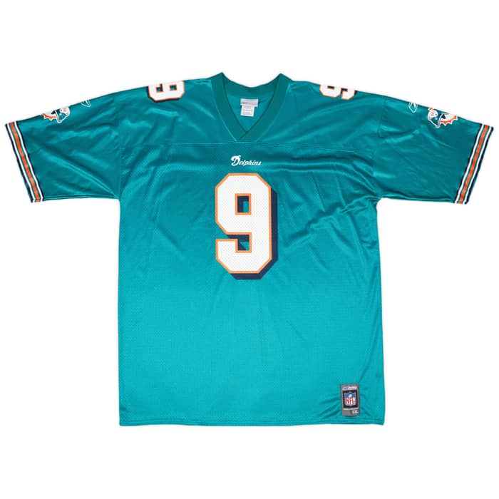 2001 Miami Dolphins Fiedler #9 Reebok Home Jersey - 7/10 - (XXL)