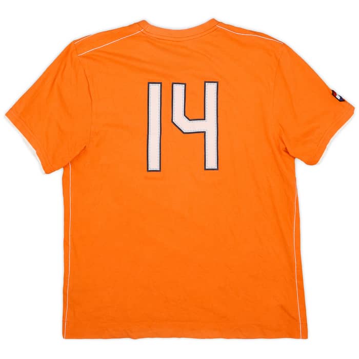 2008-09 Netherlands Cotton Tee #14 - 6/10 - (L)