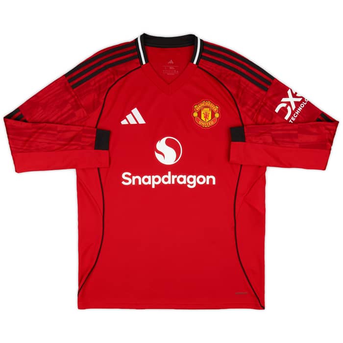 2025-26 Manchester United Home L/S Shirt Mbeumo #19