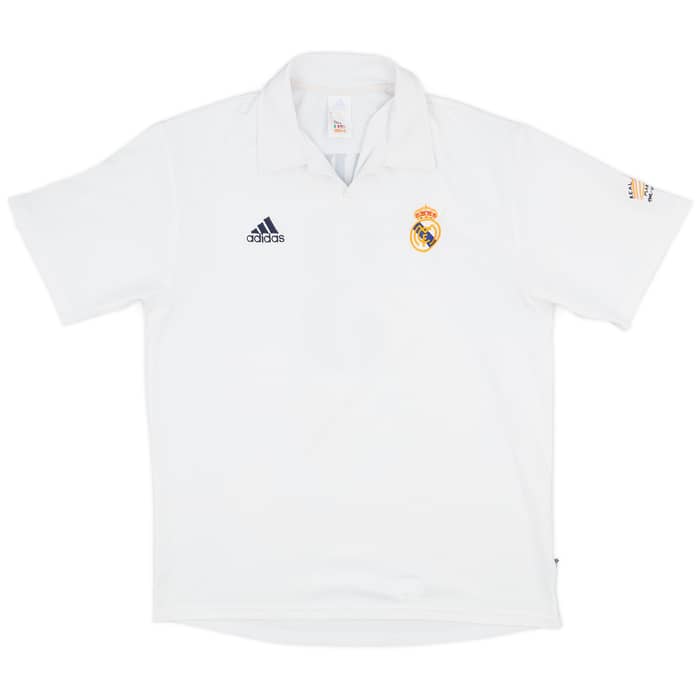 2001 Real Madrid Home Shirt R.Carlos #3 - 8/10 - (L)