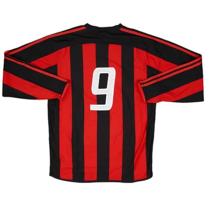 2003-04 AC Milan Match Issue Home Shirt #9