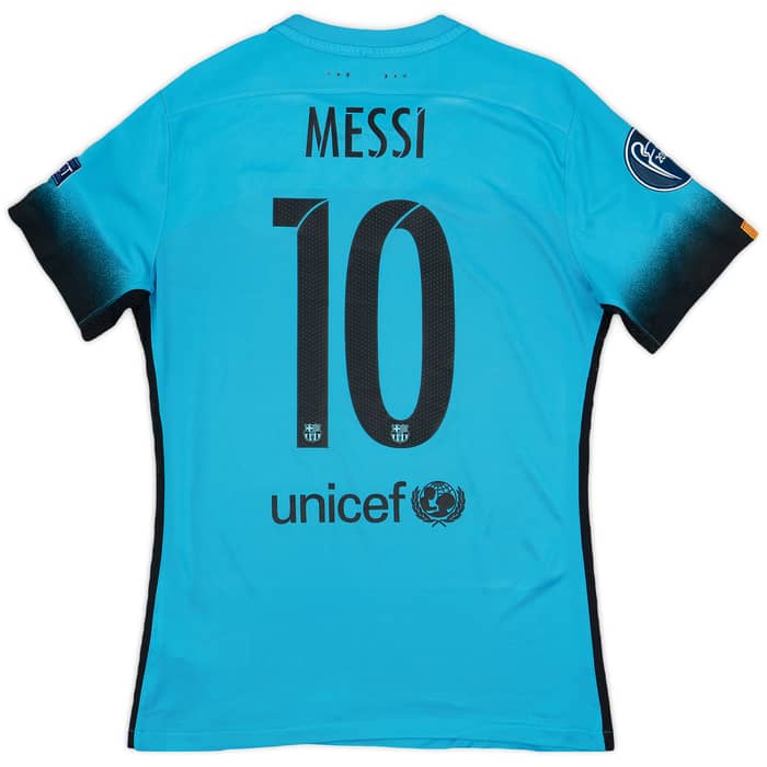 2015-16 Barcelona Authentic Third Shirt Messi #10 - 7/10 - (M)