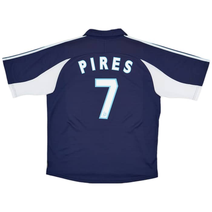 1999-00 Olympique Marseille Away Shirt Pires #7 - 9/10 - (L)