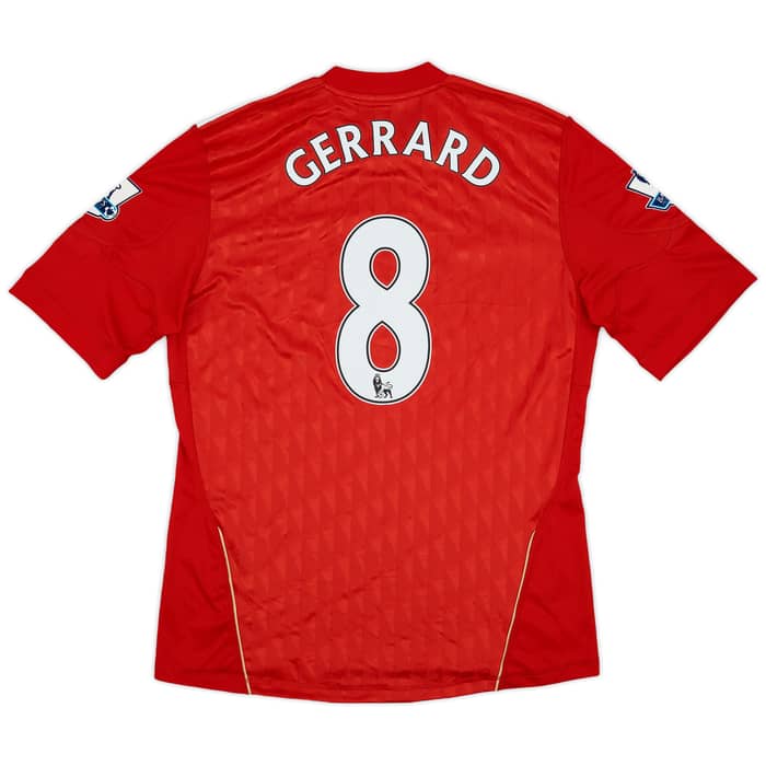 2010-12 Liverpool Home Shirt Gerrard #8 - 5/10 - (M)