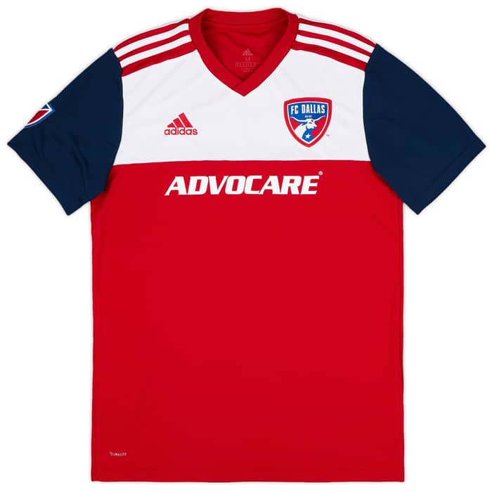 2018-19 FC Dallas Home Shirt - 8/10 - (M)
