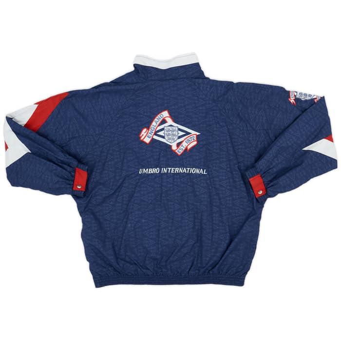 1990-92 England Umbro Track Jacket - 8/10 - (XXL)