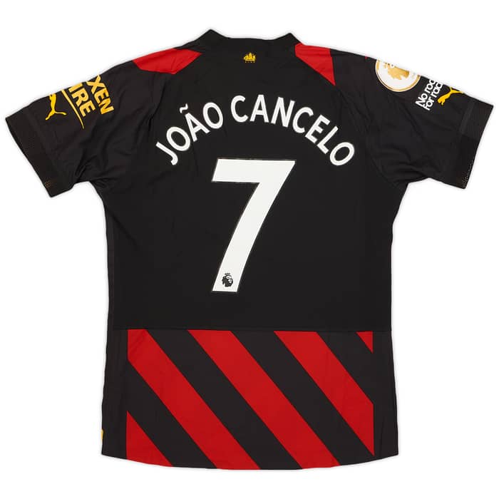 2022-23 Manchester City Match Issue Away Shirt Joao Cancelo #7