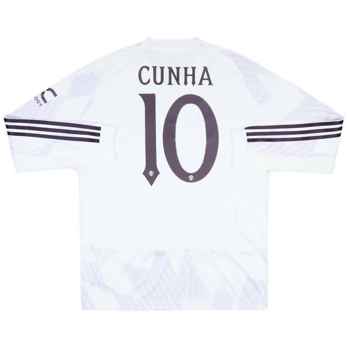 2025-26 Manchester United Away L/S Shirt Cunha #10