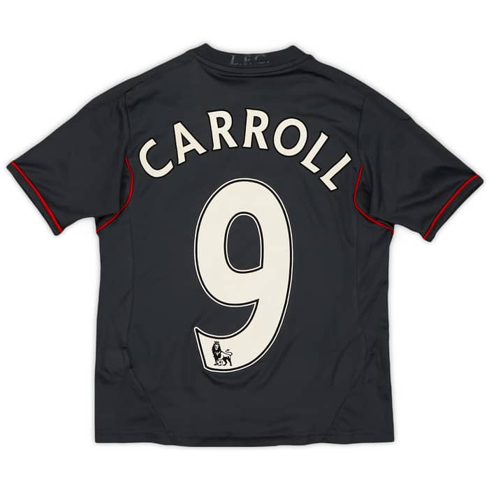 2011-12 Liverpool Away Shirt Carroll #9 - 6/10 - (7-8 Years)