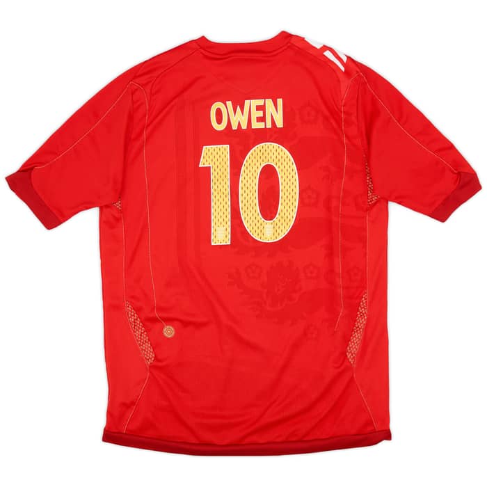 2006-08 England Away Shirt Owen #10 - 9/10 - (XL.Boys)