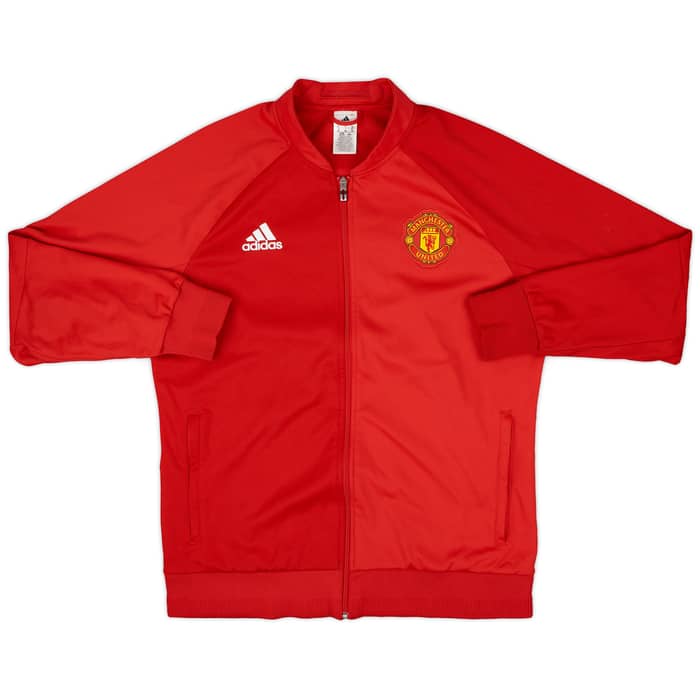 2016-17 Manchester United adidas Track Jacket - 8/10 - (XL)