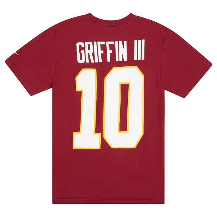 2012-15 Washington Redskins Griffin Iii #10 Nike Tee L