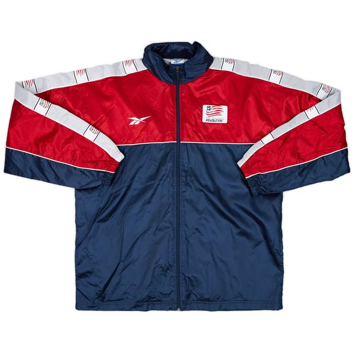 1998-99 New England Revolution Reebok Track Jacket - 7/10 - (L)