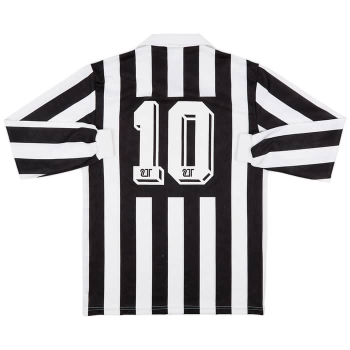 1991-92 Juventus Home L/S Shirt #10 - 8/10 - (L)
