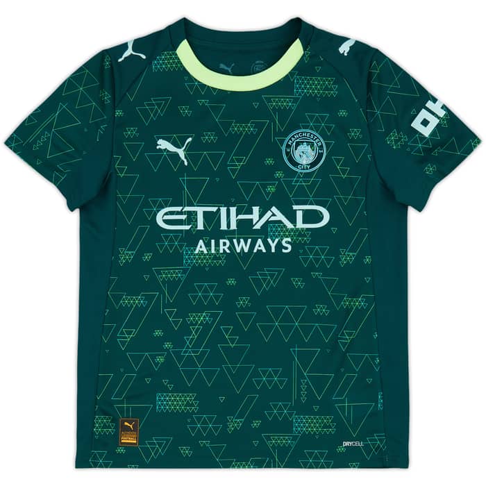 2025-26 Manchester City Fourth Shirt Cherki #10 (KIDS)
