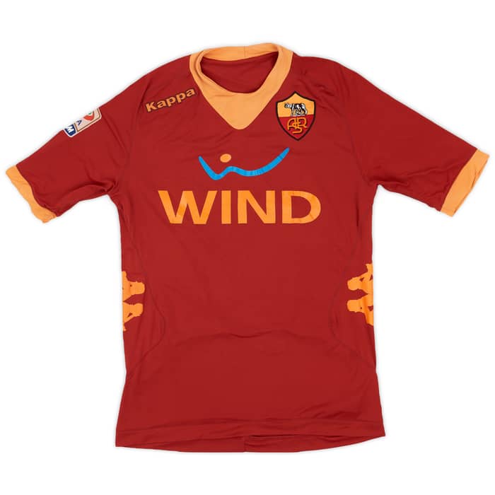 2011-12 Roma Home Shirt De Rossi #16 - 7/10 - (M)