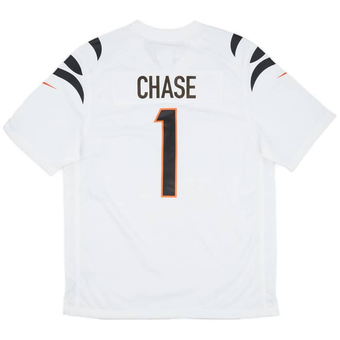 2021-24 Cincinnati Bengals Chase #1 Nike Game Away Jersey (L)