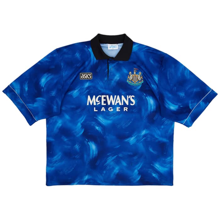 1993-95 Newcastle Away Shirt Cole #9 - 5/10 - (XXL)