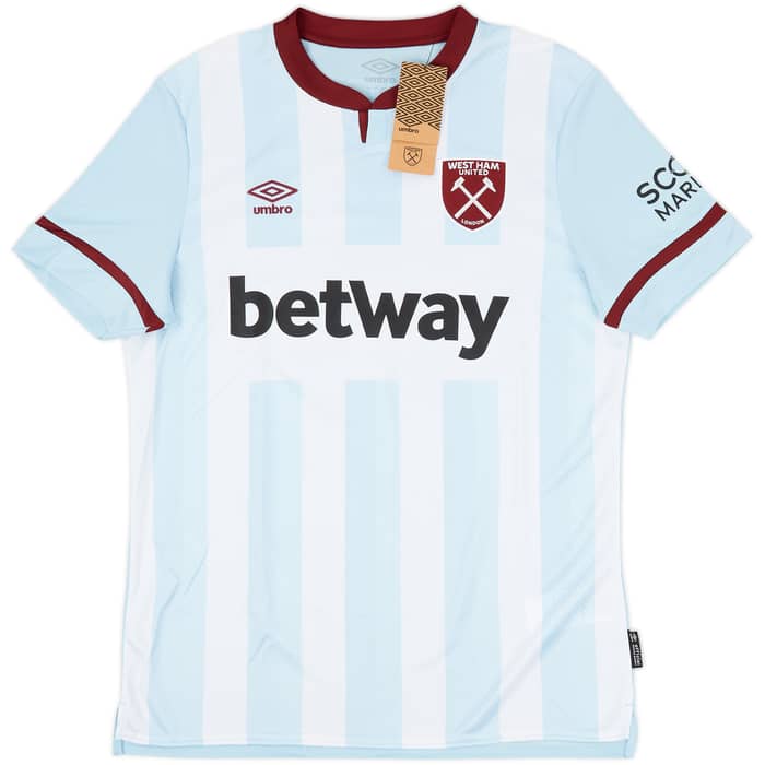 2021-22 West Ham Away Shirt Rice #41 (L)