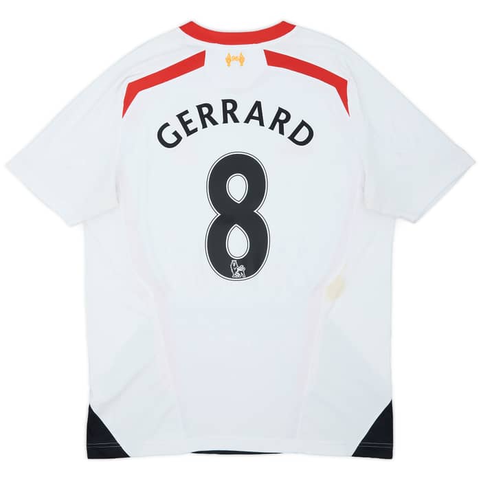 2013-14 Liverpool Away Shirt Gerrard #8 - 6/10 - (L)