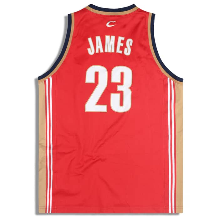 2003-10 Cleveland Cavaliers James #23 Champion Jersey (Away) M